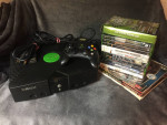 XBox Game System w/ 10 Games + Manuals