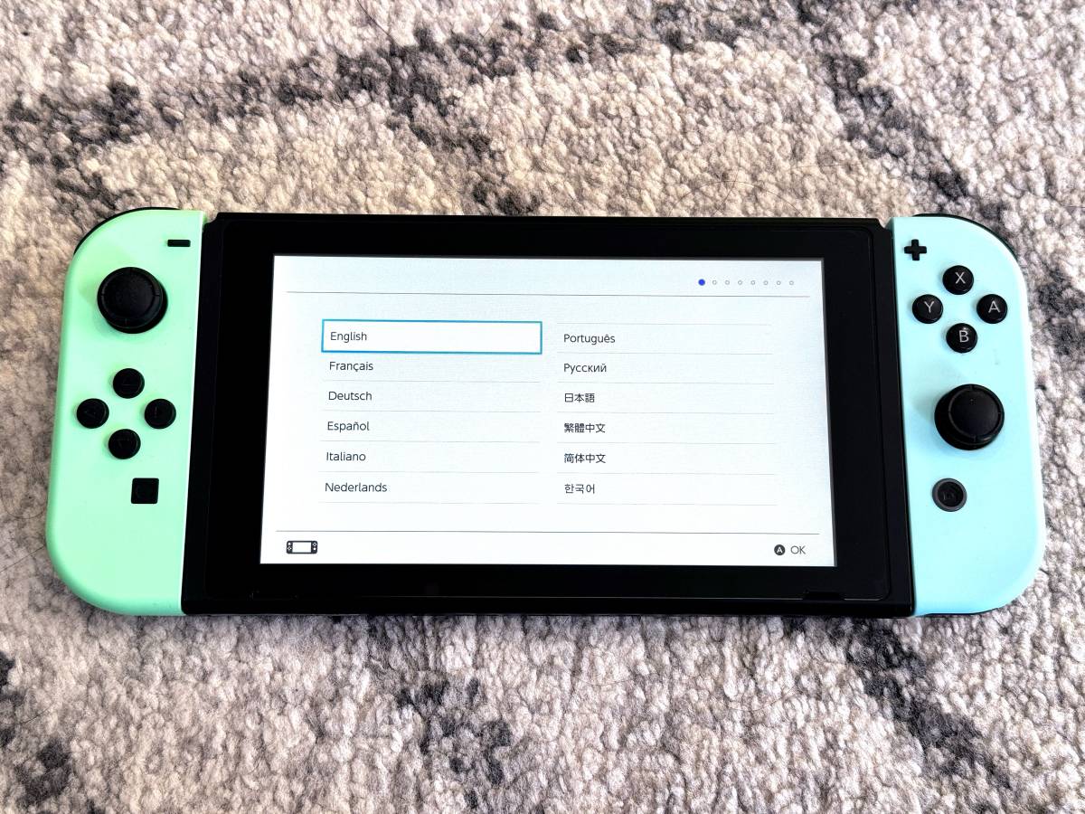 Nintendo Switch Animal Crossing Special Edition console adult owned EX+ conditio