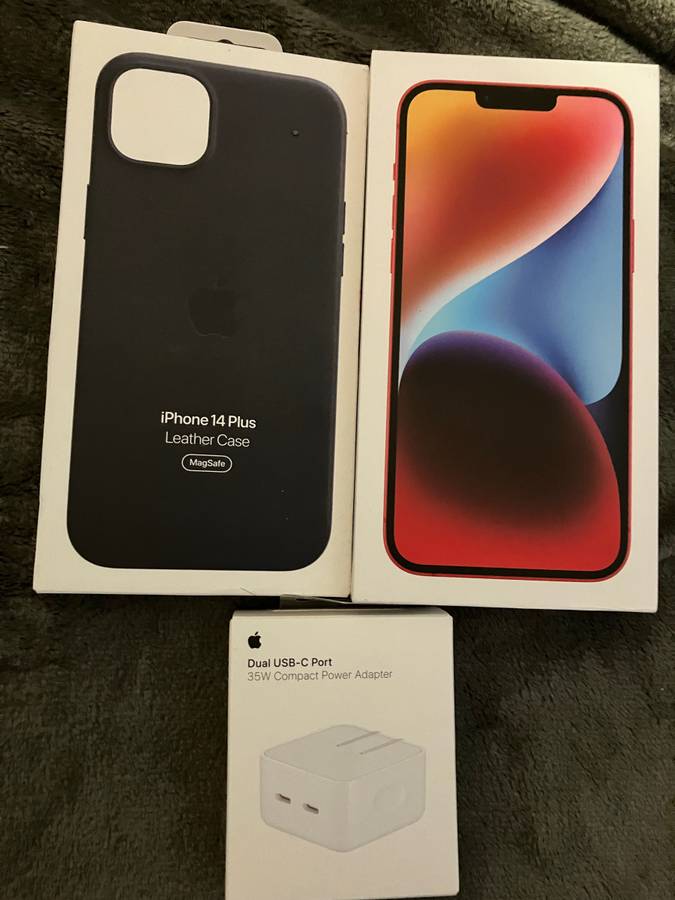 As Is New Apple iPhone 14 Plus with Extras