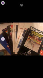 Lot of 14 ATARI 2600 Game Cartridges & Booklets - $10 each
