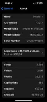 iPhone 14 Pro Max 1TB