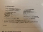 2019 Apple MacBook Pro 16” Silver 2.3Ghz/16GB/1TB