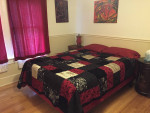 furnished 2bed/2bath/2office, adjacent downtown (avail May-Oct)