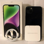 UNLOCKED 128GB SPACE BLACK IPHONE 14 PRO WITH PRIVACY SCREEN  - EXCELLENT Condit