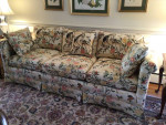 84 inch roll arm upholstered sofa