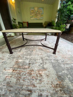 Travertine coffee table 48 x48