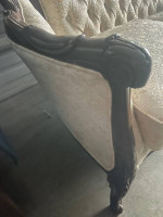 Antique carved Victorian style sofa