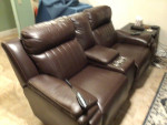Leather sofa