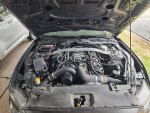 Engine view of a 2015 Mustang GT PP Premium with supercharger and performance upgrades