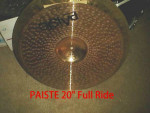 PAISTE 20" FULL RIDE