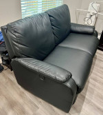 Ikea couch sofa with powered adjustable seat/back, black |