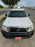 Front view of a well-maintained 2008 Toyota Tacoma truck with cold A/C and towing package.