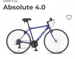 Fuji Absolute 4.0 Hybrid Bike 21 inch Frame Blue 700c Wheels
