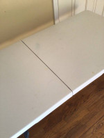 Lifetime 5 Foot Rectangle Fold-in-Half Table, Indoor/Outdoor