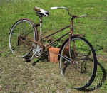 Antique cruising bike