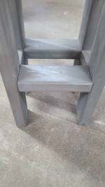 Small Painted Wood Side Table