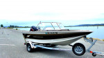 Aluminum fishing boat 2002 Northwood Extera 162/ made by Smokercraft