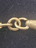 Estate Early 20th Century 18k Yellow Gold Pocket Watch Chain! 15 in.
