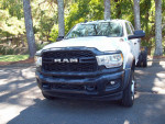 Front view of a 2020 Ram 5500 truck in new condition, designed for towing with low mileage.