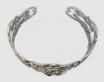 Danecraft vintage sterling silver Victorian style cuff bracelet