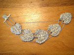 Antique Sterling Silver Butterfly Necklace & Bracelet (Scrap Price)