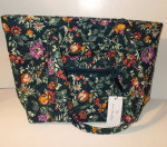 Vera Bradley Small Vera Tote Bag Fresh-Cut Floral Green__ New