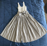 BRAND NEW $329 REBECCA TAYLOR Designer Poplin Midi Dress Skirt M 6 8