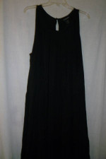 New, Black Lane Bryant Long Summer Dress, Size 26/28 W