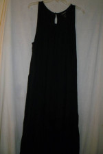 New, Black Lane Bryant Long Summer Dress, Size 26/28 W