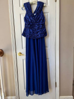 Formal long dress. Royal Blue. Size 16. New with tag.