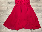 2 Adult Medium Dance Ice Skating Costumes, Red Dress Leotard Worn Once