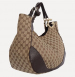 Gucci•●•CHARLOTTE -GG Canvas HoBo Bag (Pre-Owned)