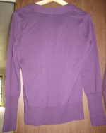 2 Womens Long-Sleeved Purple Tops. Each: