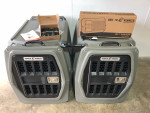 2 Gunner Kennel G1 Large Dog Crates with accessories