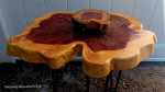 Hand made cedar table