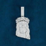 Moissanite Jesus Piece 14K Gold