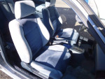 Interior view of a 1986 Honda Accord with clean upholstery and automatic transmission.