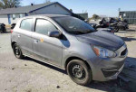 2018 Mitsubishi Mirage SE subcompact hatchback in gray, showcasing fuel-efficient design and compact size