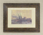 Rustic Distressed Wood Picture Frame 2.1" Wide x 0.8" High.