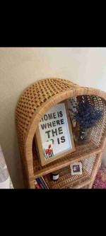 Wicker shelf