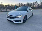 2017 Honda Civic EX in white, automatic transmission, excellent condition, 86,300 miles, features a sunroof and backup camera.