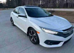 2017 Honda Civic EX in excellent condition, white exterior, automatic, 86,300 miles, with sunroof and backup camera.