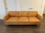 west elm's Hamilton Leather Sofa.