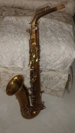 ALTO SAXOPHONE RARE VINTAGE THE BUESCHER LOW PITCH TRUE TONE