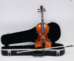 🎻NEW BEAUTIFUL 1999 HAND MADE AMATI VIOLIN 1/2 SIZE, BOW & CASE