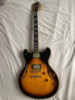 Washburn hb35 guitar with case