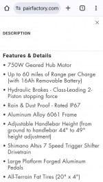 Zugo step thru electric bike