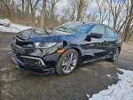 2021 Honda Civic EX FWD for sale, black sedan in like new condition with sunroof and heated seats.