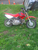 Honda CR50 & Kawasaki KX65 Kids dirt bikes