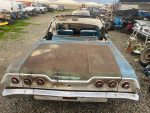 1963 Chevrolet Impala Convertible with minor rust, located in Modesto, California, perfect for restoration projects.
